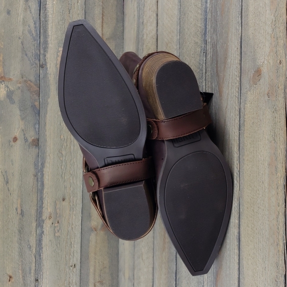 Women's Dingo City Limits Harness Boots  Embroidered Design Brown - Picture 5 of 8